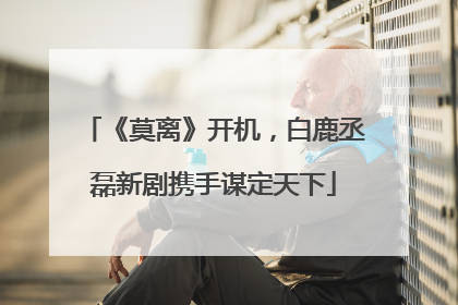《莫离》开机，白鹿丞磊新剧携手谋定天下