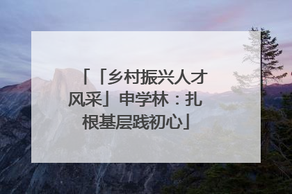 「乡村振兴人才风采」申学林：扎根基层践初心