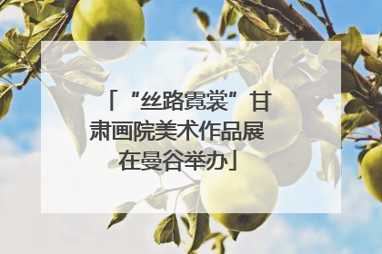 “丝路霓裳”甘肃画院美术作品展在曼谷举办