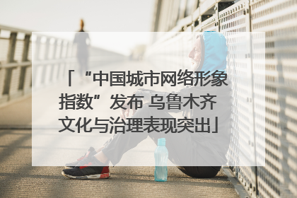 “中国城市网络形象指数”发布 乌鲁木齐文化与治理表现突出