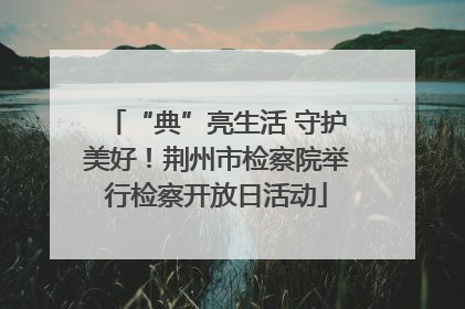 “典”亮生活 守护美好！荆州市检察院举行检察开放日活动