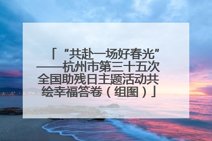“共赴一场好春光”——杭州市第三十五次全国助残日主题活动共绘幸福答卷（组图）
