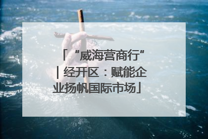 “威海营商行”｜经开区：赋能企业扬帆国际市场