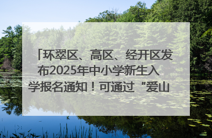 环翠区、高区、经开区发布2025年中小学新生入学报名通知！可通过“爱山东”App办理！