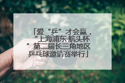 爱“乒”才会赢，“上海浦东·航头杯”第二届长三角地区乒乓球邀请赛举行
