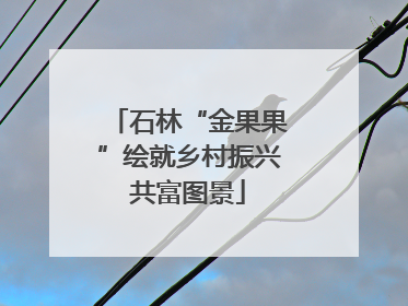 石林“金果果”绘就乡村振兴共富图景