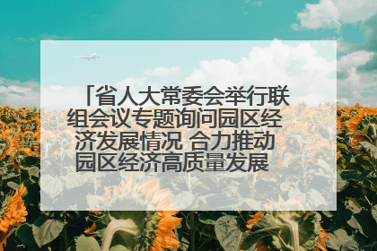 省人大常委会举行联组会议专题询问园区经济发展情况 合力推动园区经济高质量发展 王宁主持会议并讲话 王予波带队到会应询