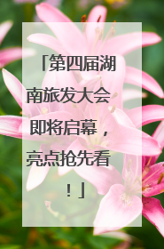 第四届湖南旅发大会即将启幕，亮点抢先看！