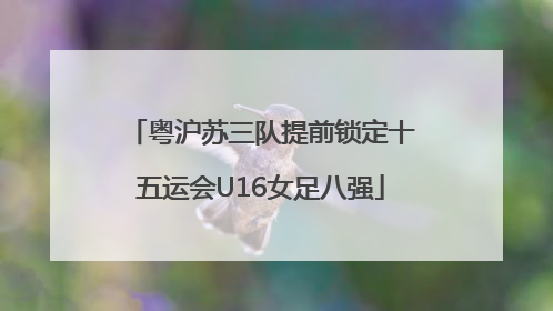 粤沪苏三队提前锁定十五运会U16女足八强