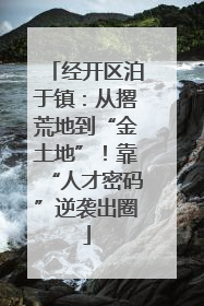 经开区泊于镇：从撂荒地到“金土地”！靠“人才密码”逆袭出圈