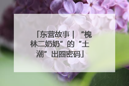 东营故事｜“槐林二奶奶”的“土潮”出圈密码
