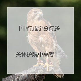 中行咸宁分行送关怀护航中高考