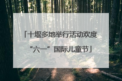 十堰多地举行活动欢度“六一”国际儿童节