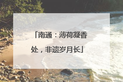 南通：薄荷凝香处，非遗岁月长