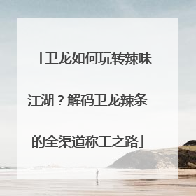 卫龙如何玩转辣味江湖？解码卫龙辣条的全渠道称王之路