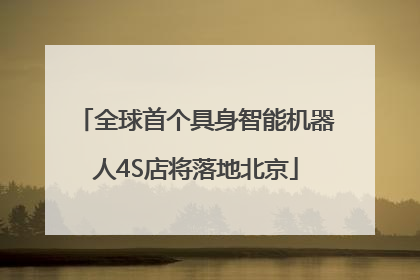 全球首个具身智能机器人4S店将落地北京
