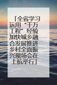 全省学习运用“千万工程”经验加快城乡融合发展推进乡村全面振兴现场会在上杭举行