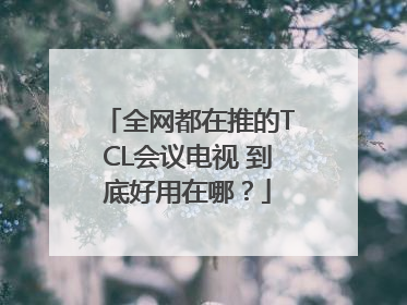 全网都在推的TCL会议电视 到底好用在哪？
