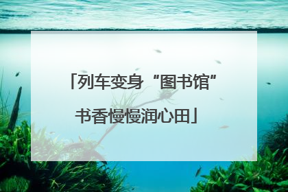 列车变身“图书馆” 书香慢慢润心田
