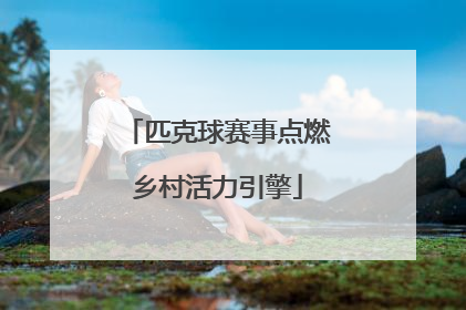 匹克球赛事点燃乡村活力引擎
