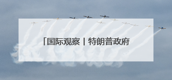 国际观察丨特朗普政府接受豪华赠机引发争议