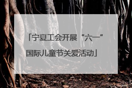 宁夏工会开展“六一”国际儿童节关爱活动