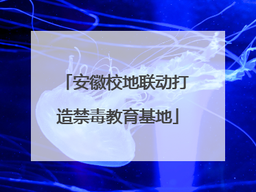 安徽校地联动打造禁毒教育基地
