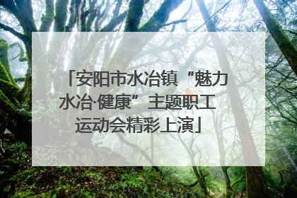 安阳市水冶镇“魅力水冶·健康”主题职工运动会精彩上演