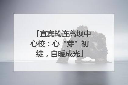 宜宾筠连蒿坝中心校：心“芽”初绽，自暖成光