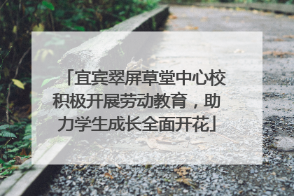 宜宾翠屏草堂中心校积极开展劳动教育，助力学生成长全面开花