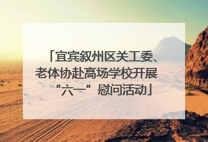 宜宾叙州区关工委、老体协赴高场学校开展“六一”慰问活动