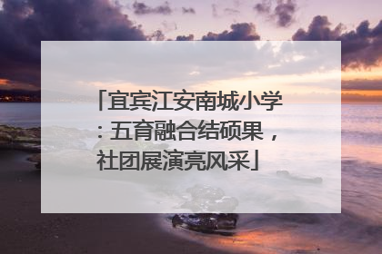 宜宾江安南城小学：五育融合结硕果，社团展演亮风采