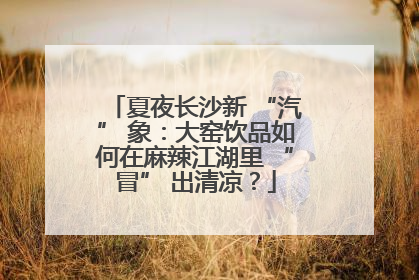 夏夜长沙新 “汽” 象：大窑饮品如何在麻辣江湖里 “冒” 出清凉？