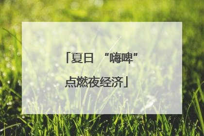夏日 “嗨啤” 点燃夜经济