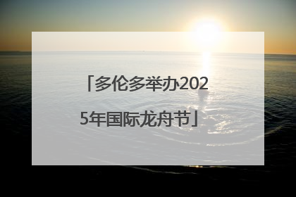 多伦多举办2025年国际龙舟节