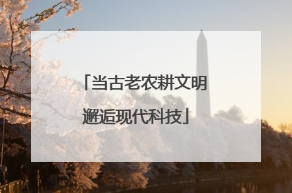 当古老农耕文明邂逅现代科技