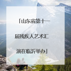 山东省第十一届残疾人艺术汇演在临沂举办