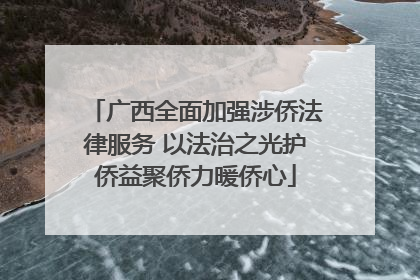 广西全面加强涉侨法律服务 以法治之光护侨益聚侨力暖侨心
