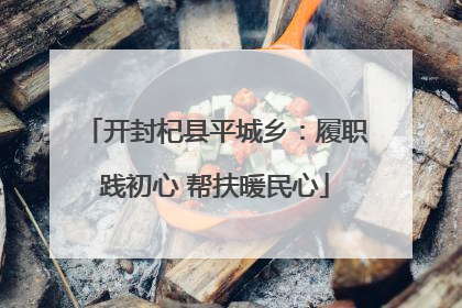 开封杞县平城乡：履职践初心 帮扶暖民心