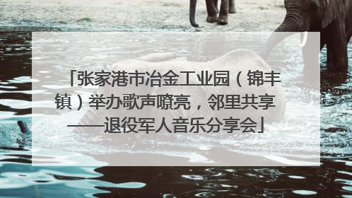 张家港市冶金工业园（锦丰镇）举办歌声嘹亮，邻里共享——退役军人音乐分享会