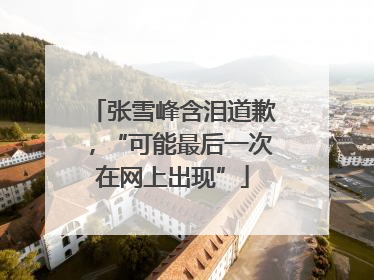 张雪峰含泪道歉，“可能最后一次在网上出现”