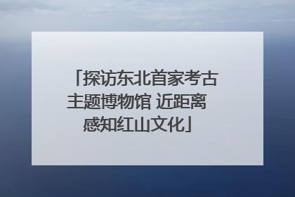 探访东北首家考古主题博物馆 近距离感知红山文化