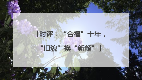 时评：“合福”十年，“旧貌”换“新颜”