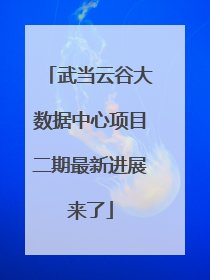 武当云谷大数据中心项目二期最新进展来了