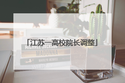 江苏一高校院长调整
