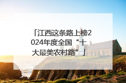 江西这条路上榜2024年度全国“十大最美农村路”