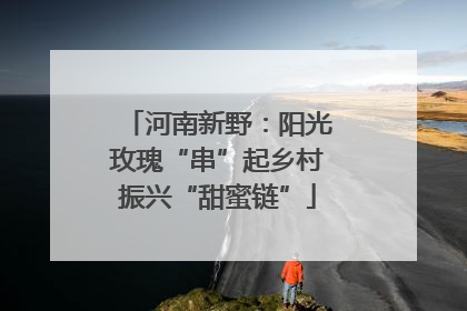 河南新野：阳光玫瑰“串”起乡村振兴“甜蜜链”
