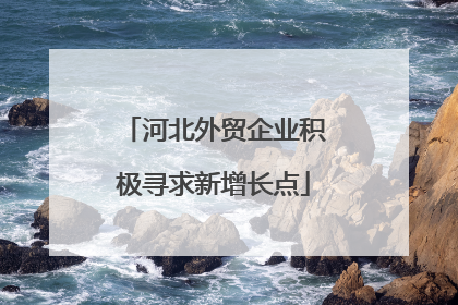 河北外贸企业积极寻求新增长点