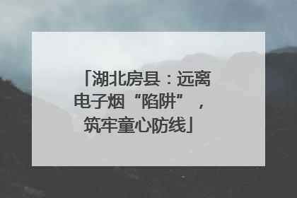 湖北房县：远离电子烟“陷阱”，筑牢童心防线