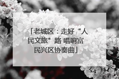 老城区：走好“人民文旅”路 唱响富民兴区协奏曲
